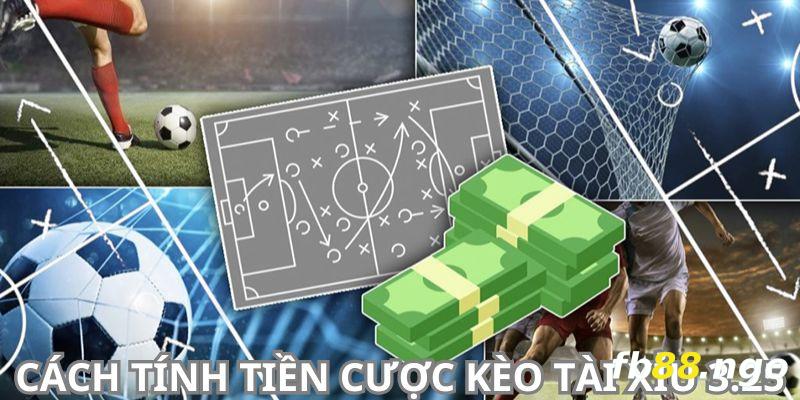 Hướng dẫn chi tiết cách tính tiền cược ở kèo tài xỉu 3.25 là gì